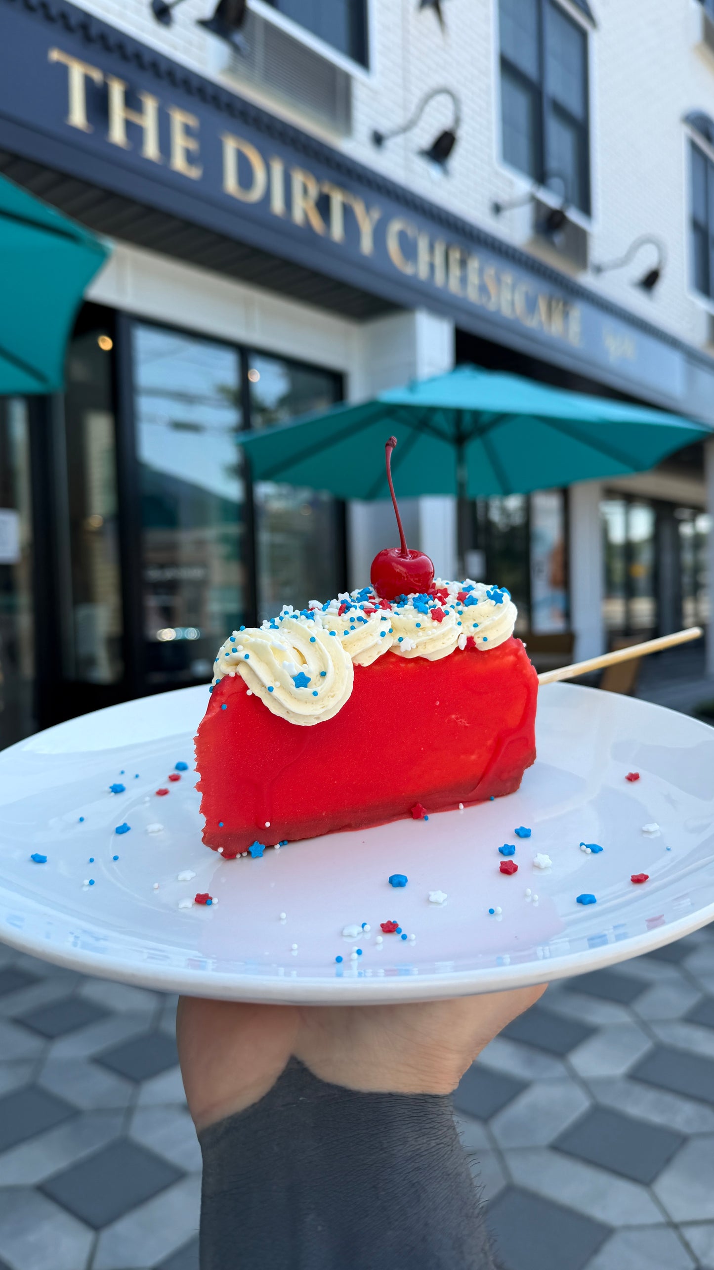 Cherry Bomb Cheesecake