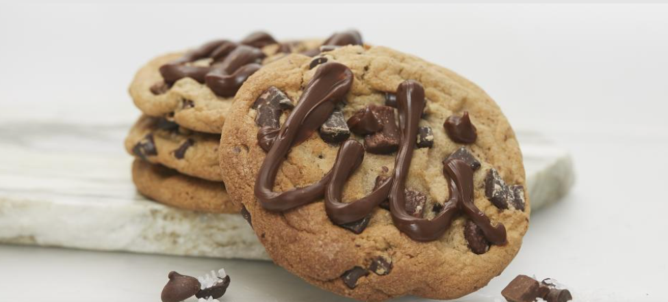 Giant Salted Caramel Chocolate Chunk Cookie